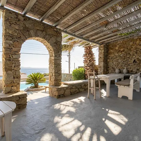 빌라 Villa Infinium Two, Sunset Views 10' From Mykonos Town! *