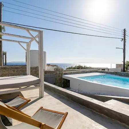 Villa Infinium Two, Sunset Views 10' From Mykonos Town! 아기오스 스테파노스