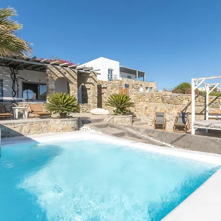ヴィラ Infinium Two, Sunset Views 10' From Mykonos Town! *